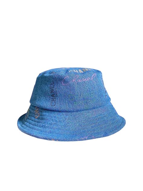 chanel bucket hats|chanel bucket hat denim.